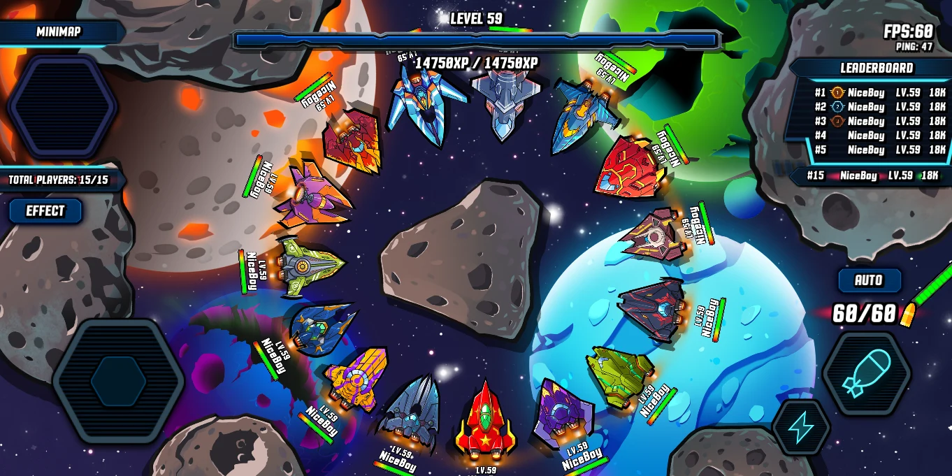 Spaceship Fighter Online screenshot